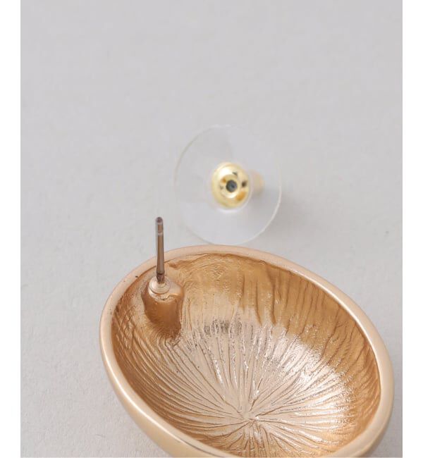 NOBLE「PETIT MOMENTS/プティモーメント Oval Stud Earrings」|ピアス|