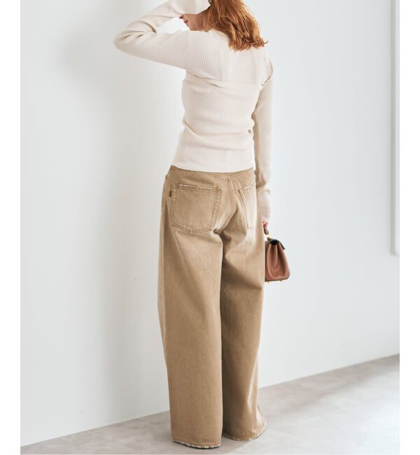 Spick and Span「《予約》5 1/2 HIGH-WIDELEG DENIM」|デニム|