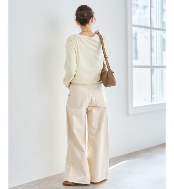 Spick and Span「《予約》5 1/2 HIGH-WIDELEG DENIM」|デニム|