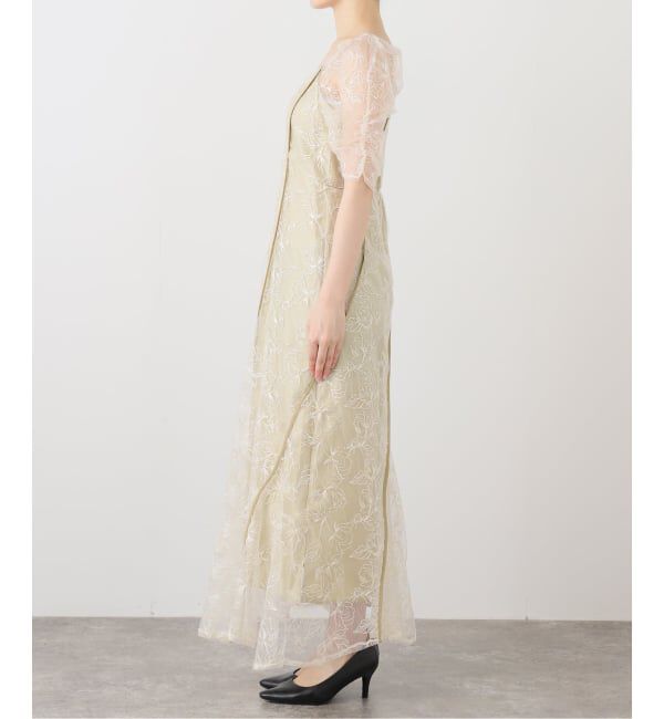  「ANDRESD ウェイブパイピングフレアドレス」|ワンピース|