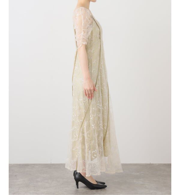  「ANDRESD ウェイブパイピングフレアドレス」|ワンピース|