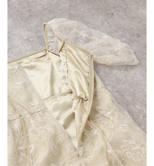  「ANDRESD ウェイブパイピングフレアドレス」|ワンピース|