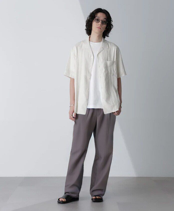 nano･universe「スタイリッシュキューバシャツ 半袖」|シャツ・ブラウス|