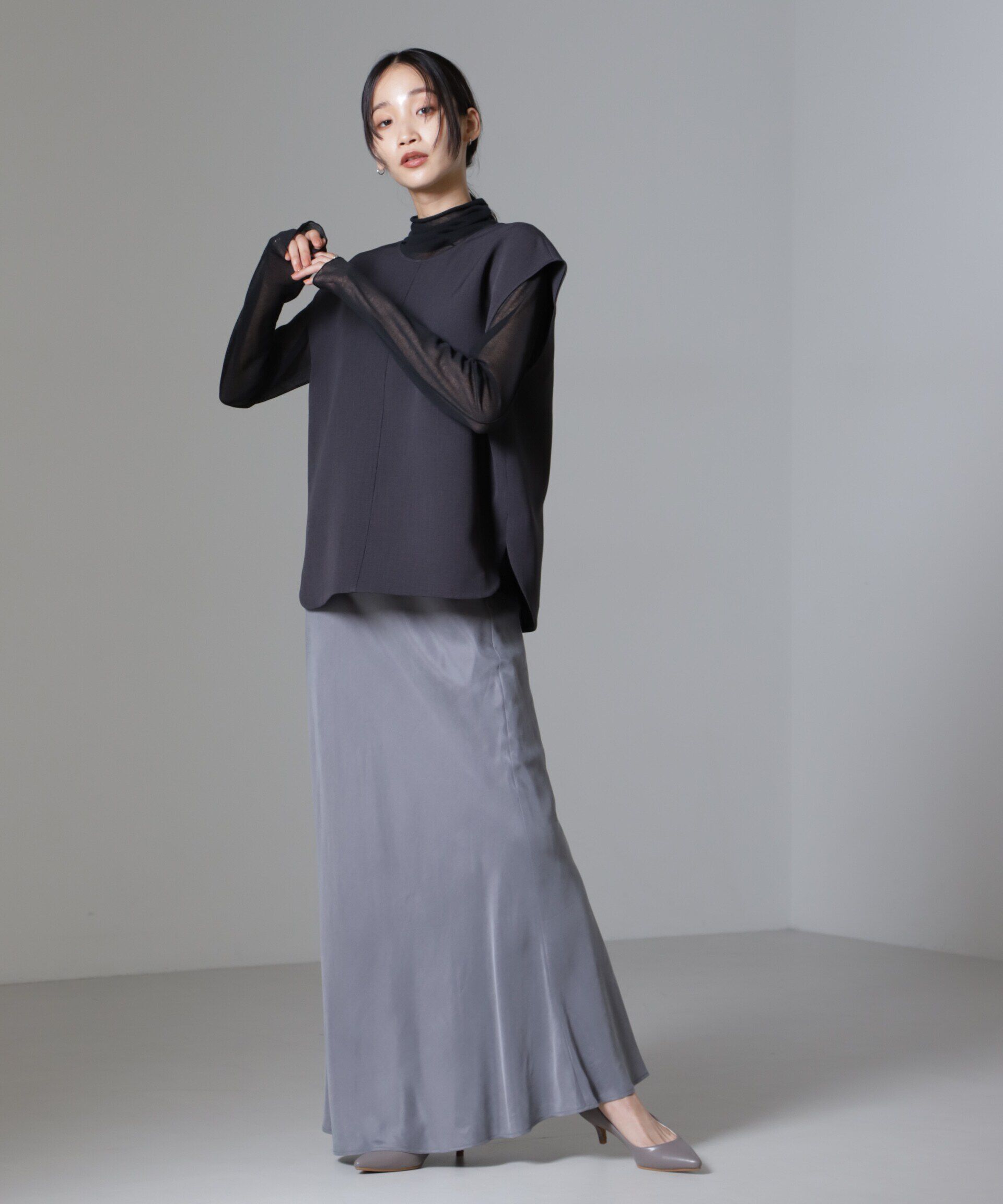 nano･universe「Reflax(R)ダブルクロス2wayベスト」|テーラードジャケット|