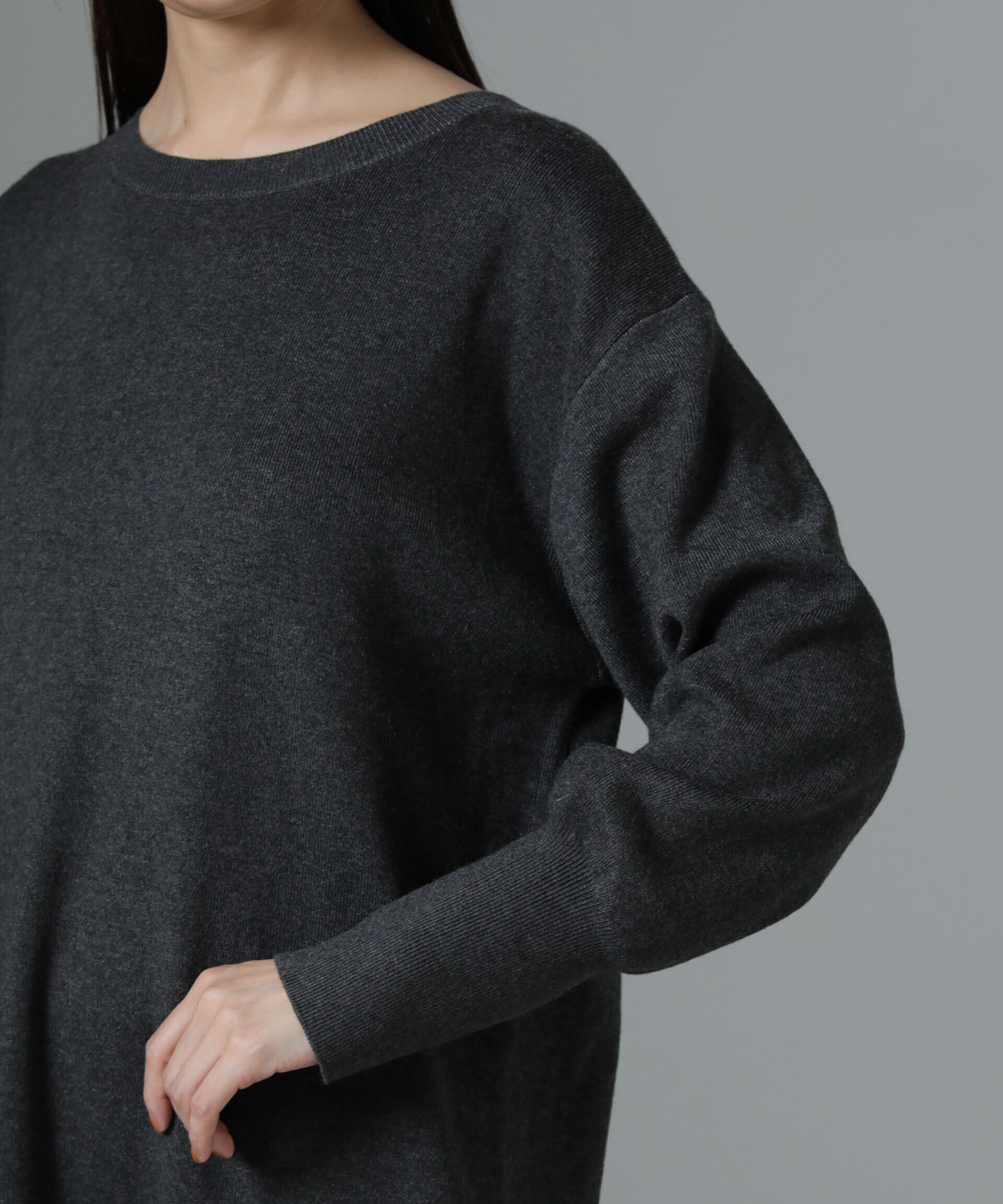 nano･universe「チュールスカートドッキングニットワンピース」|ワンピース|