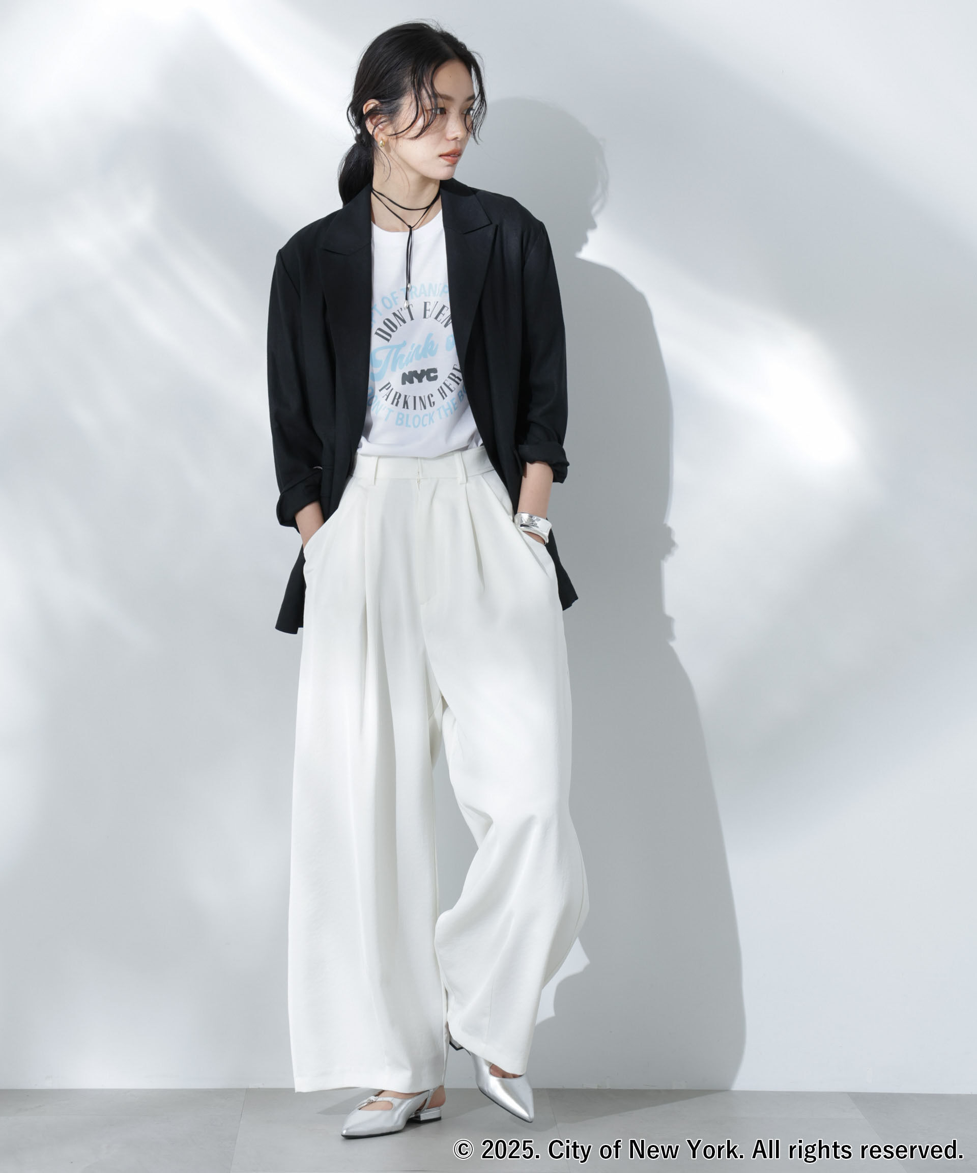 nano･universe「GOOD ROCK SPEED&times;Anti Soaked(R) 汗染み防止 NYC Tシャツ」|Tシャツ・カットソー|