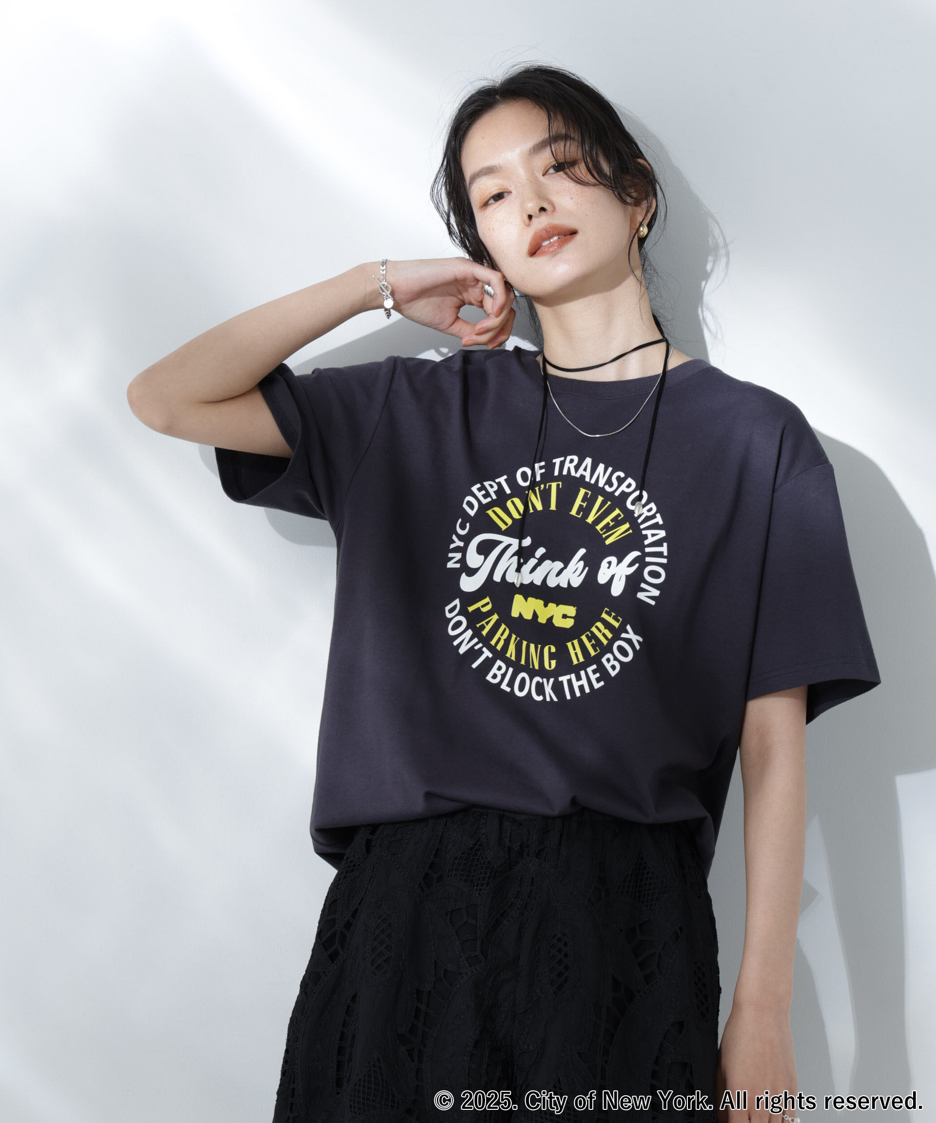 nano･universe「GOOD ROCK SPEED&times;Anti Soaked(R) 汗染み防止 NYC Tシャツ」|Tシャツ・カットソー|