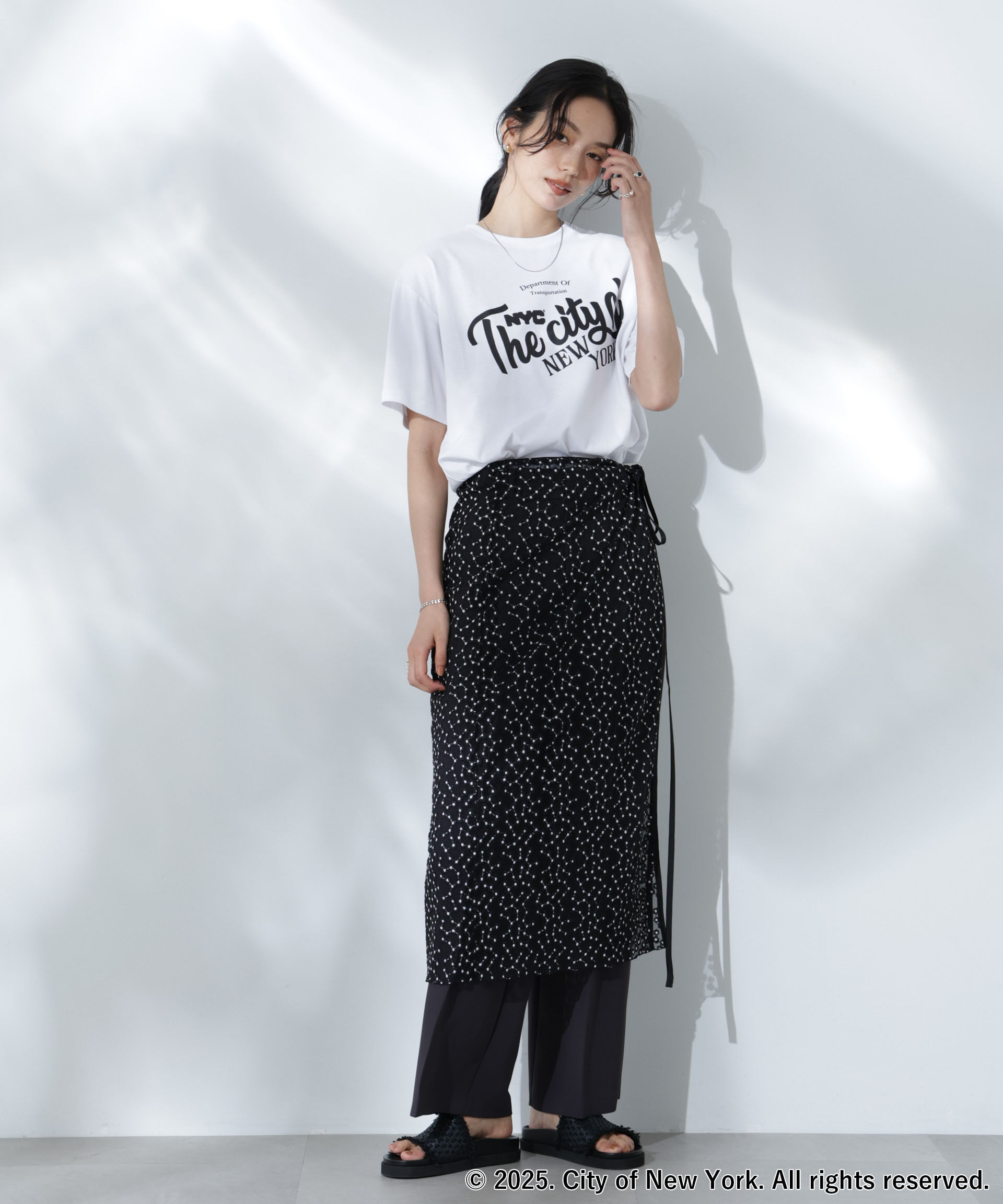 nano･universe「GOOD ROCK SPEED&times;Anti Soaked(R) 汗染み防止 NYC Tシャツ」|Tシャツ・カットソー|