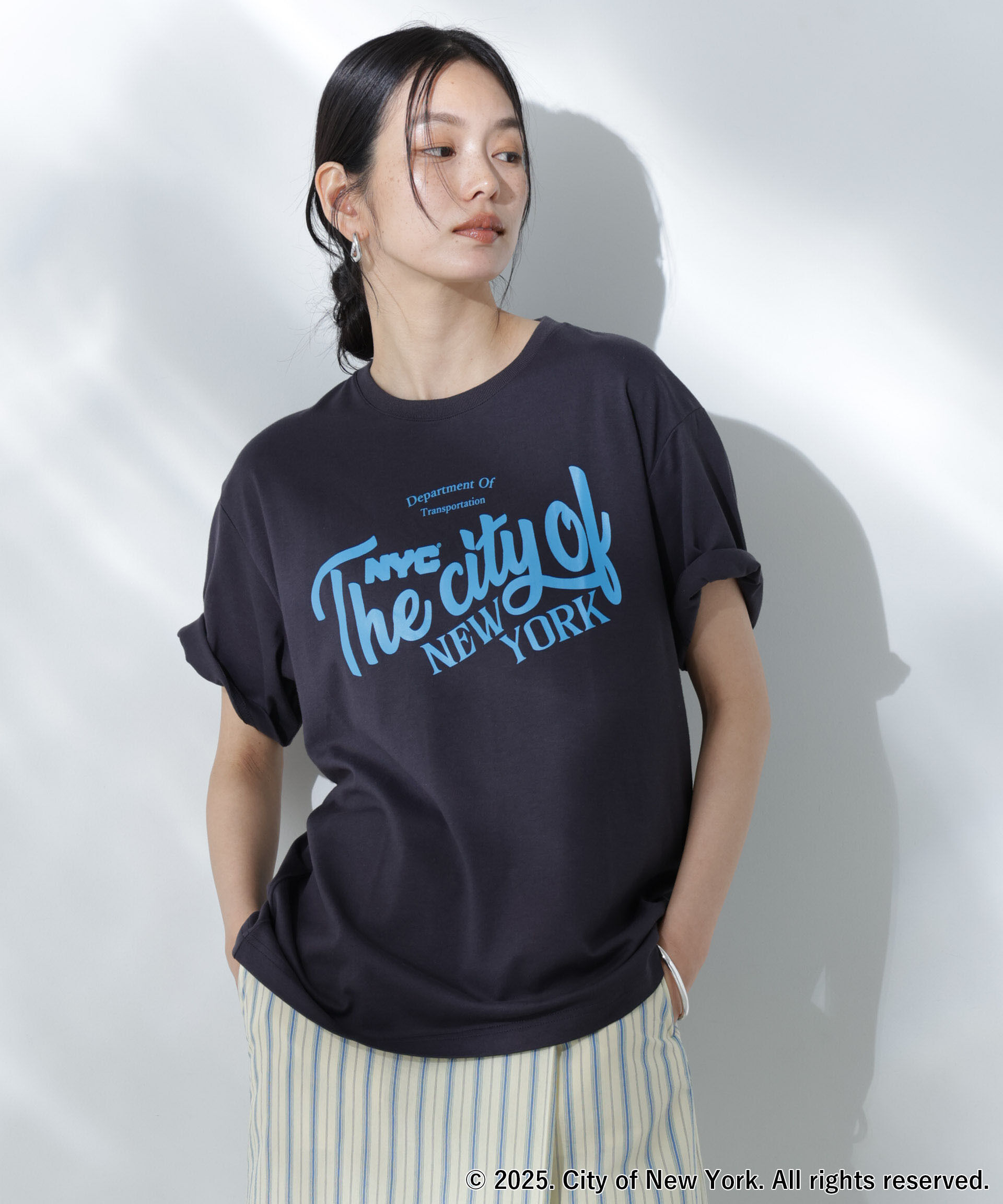 nano･universe「GOOD ROCK SPEED&times;Anti Soaked(R) 汗染み防止 NYC Tシャツ」|Tシャツ・カットソー|