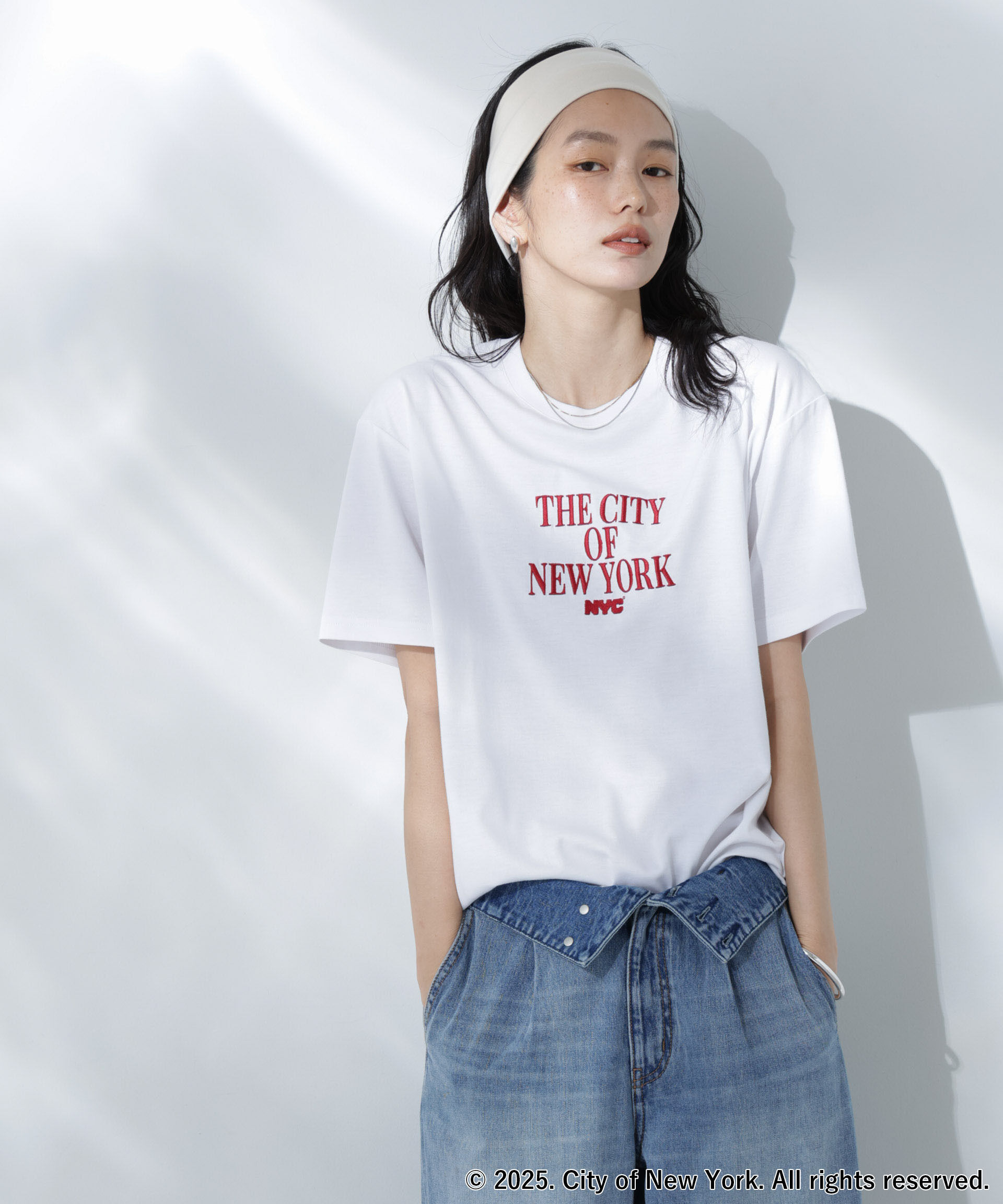 nano･universe「GOOD ROCK SPEED&times;Anti Soaked(R) 汗染み防止 NYC Tシャツ」|Tシャツ・カットソー|