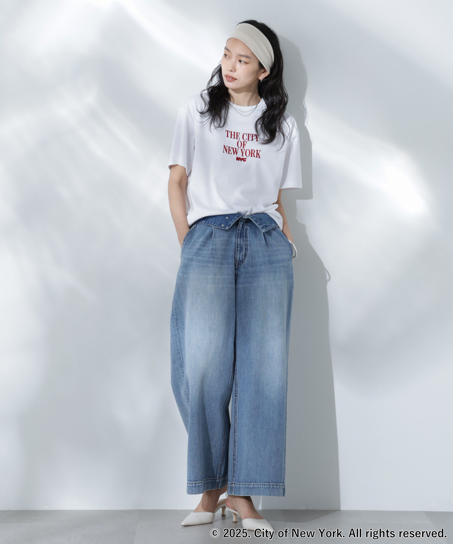 nano･universe「GOOD ROCK SPEED&times;Anti Soaked(R) 汗染み防止 NYC Tシャツ」|Tシャツ・カットソー|