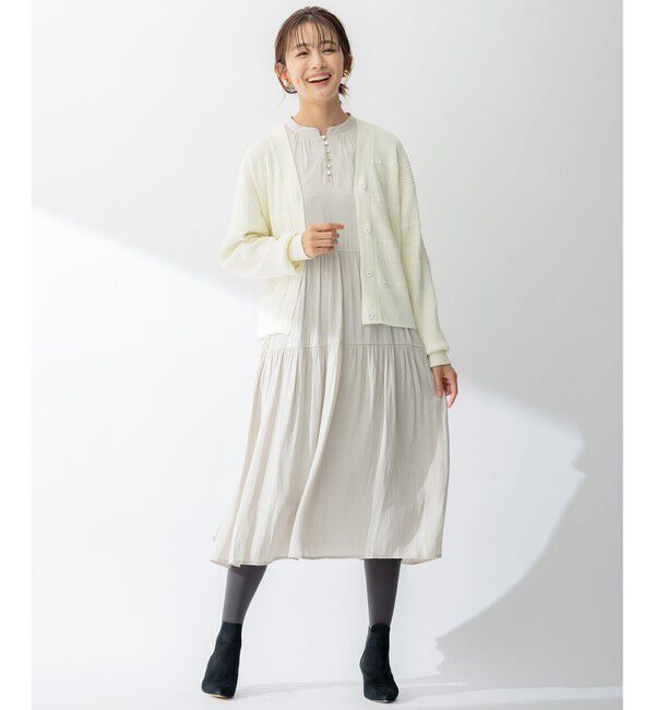 組曲「【WEB・一部店舗限定】モールミックスパターンニット カーディガン」|カーディガン|