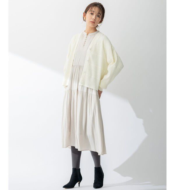 組曲「【WEB・一部店舗限定】モールミックスパターンニット カーディガン」|カーディガン|