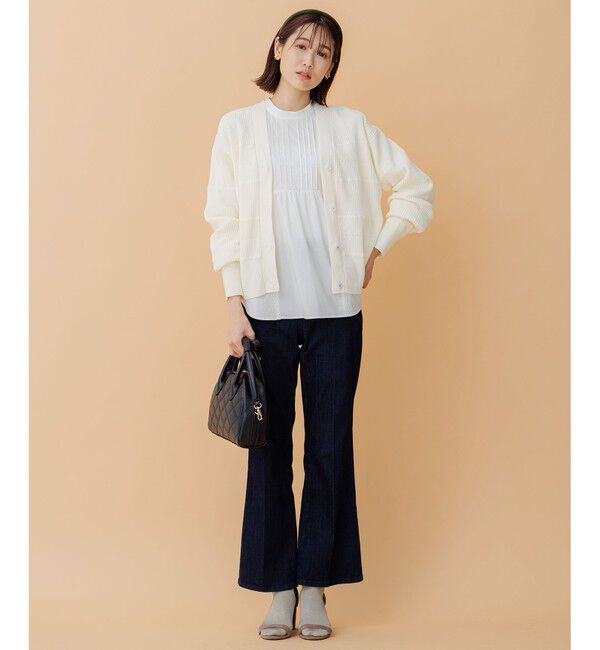 組曲「【WEB・一部店舗限定】モールミックスパターンニット カーディガン」|カーディガン|