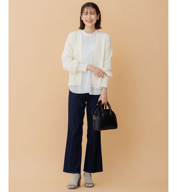 組曲「【WEB・一部店舗限定】モールミックスパターンニット カーディガン」|カーディガン|