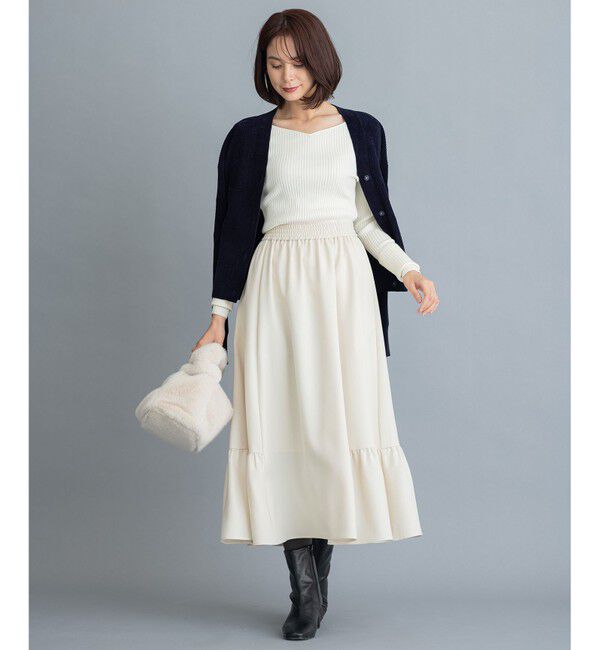 組曲「【WEB・一部店舗限定】モールミックスパターンニット カーディガン」|カーディガン|