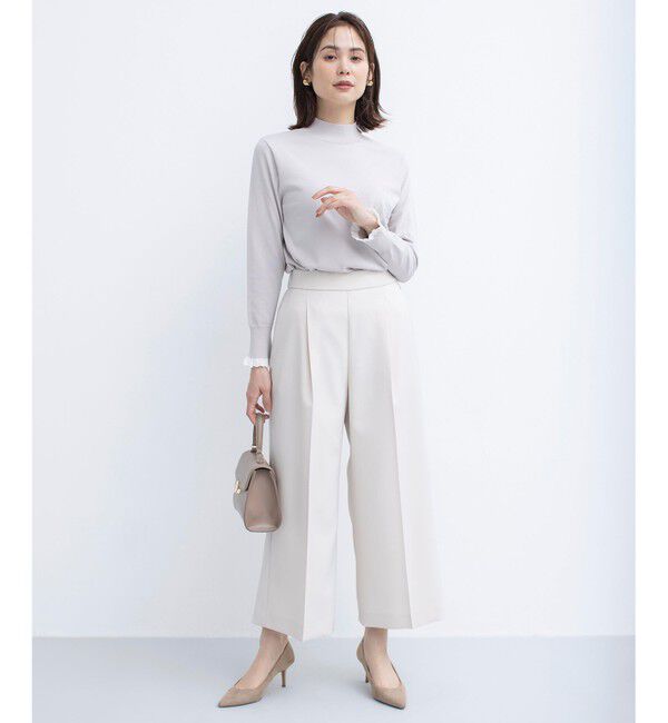 組曲「【2SET・WEB限定】パールボタン配色フリルツイン セット」|カーディガン|