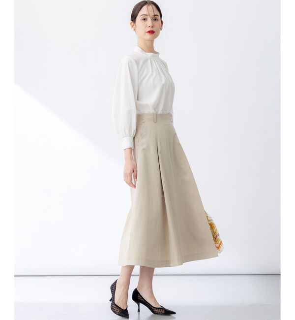 組曲「リヨセルシャーティングハイネック ブラウス」|シャツ・ブラウス|