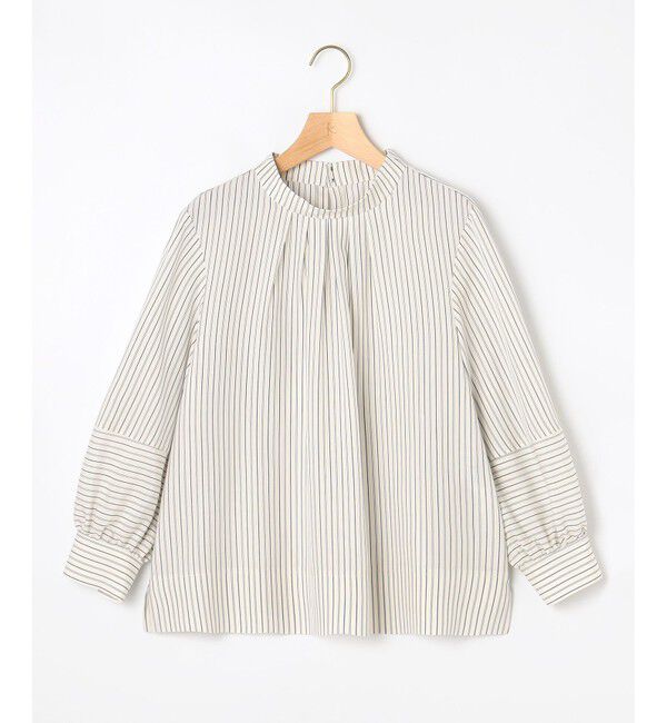 組曲「リヨセルシャーティングハイネック ブラウス」|シャツ・ブラウス|