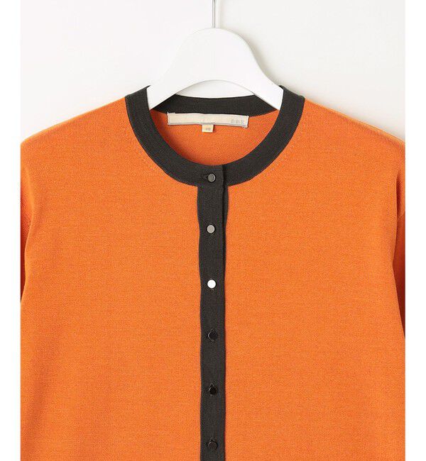 自由区「【アンサンブル対応・洗える】ウールシルク カーディガン」|カーディガン|