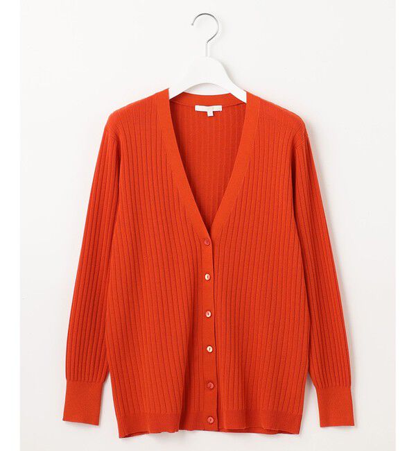 自由区「【アンサンブル対応・洗える】ハイツイストコットンアセテート カーディガン」|カーディガン|