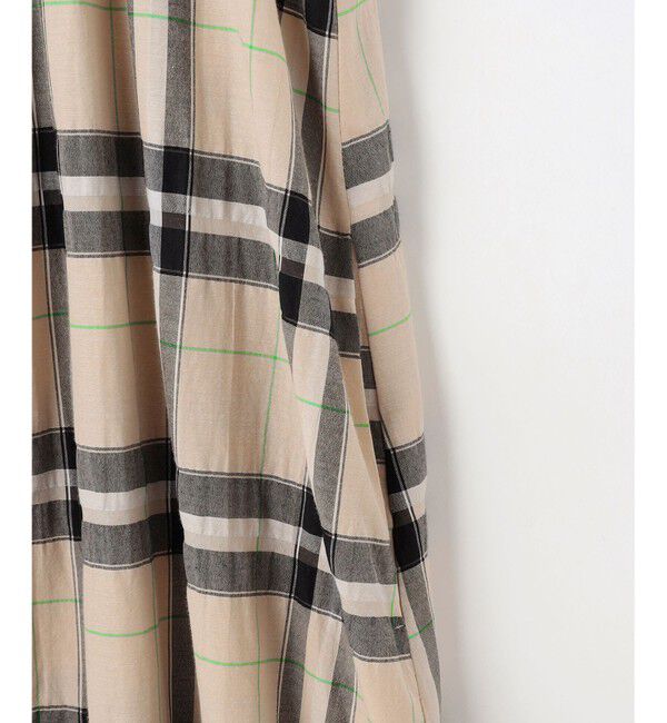 自由区「【カタログ掲載・洗える】シアーブライトチェック ワンピース」|ワンピース|