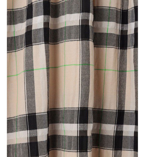 自由区「【カタログ掲載・洗える】シアーブライトチェック ワンピース」|ワンピース|