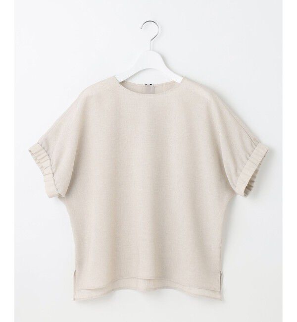 自由区「【カタログ掲載・洗える】ラスティックメッシュドルマンスリーブ Tブラウス」|シャツ・ブラウス|