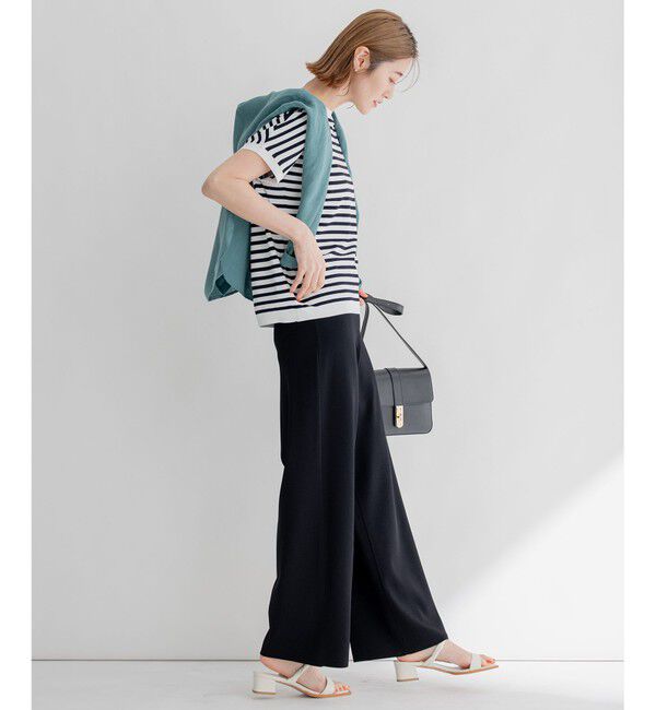 23区「【洗える】レーヨンポリエステルストレッチ ニット パンツ」|その他|