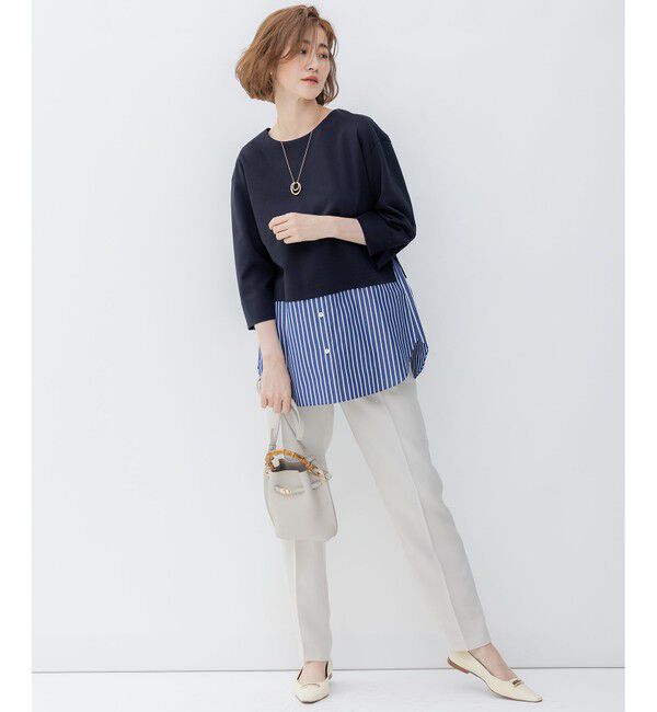 23区「スカーフリングチェーンネックレス」|ネックレス|