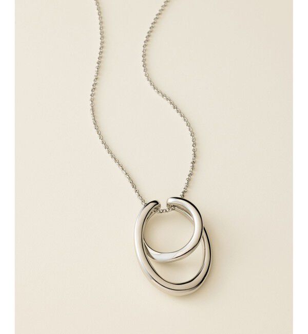 23区「スカーフリングチェーンネックレス」|ネックレス|シルバー系