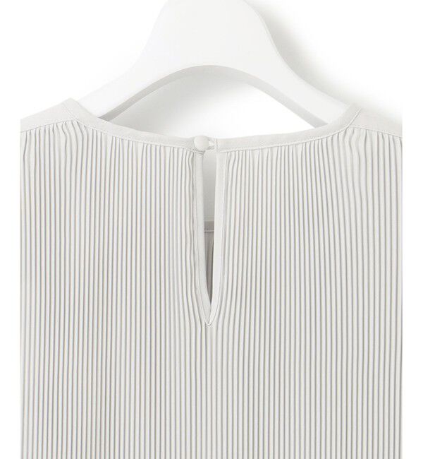 23区「【洗える】ライトバックサテンアムンゼン プリーツ ブラウス」|シャツ・ブラウス|