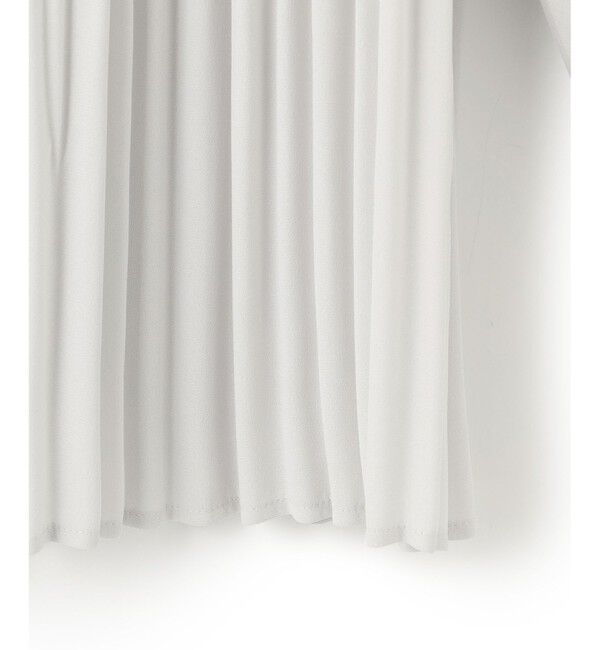 23区「【洗える】ライトバックサテンアムンゼン プリーツ ブラウス」|シャツ・ブラウス|