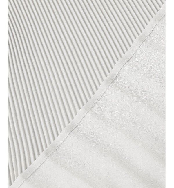 23区「【洗える】ライトバックサテンアムンゼン プリーツ ブラウス」|シャツ・ブラウス|