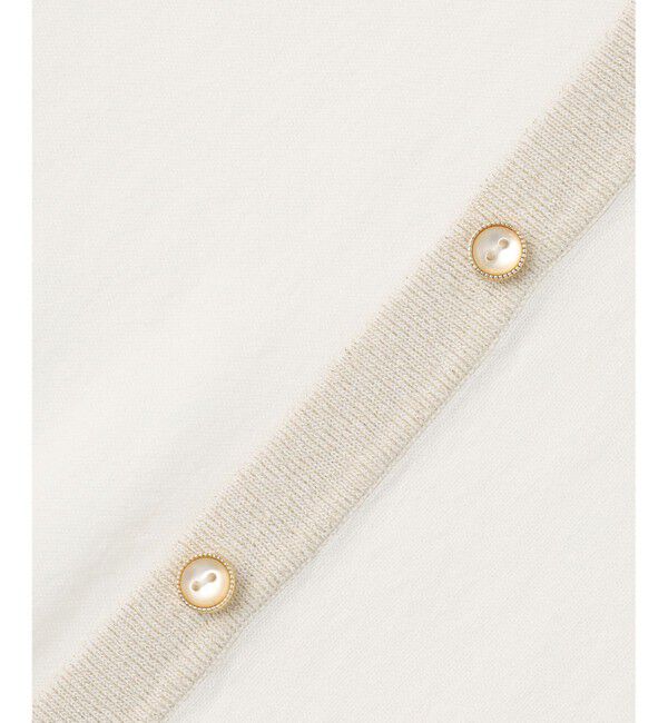 ANY SIS「【2SET】ラメトリミング ツイン」|カーディガン|