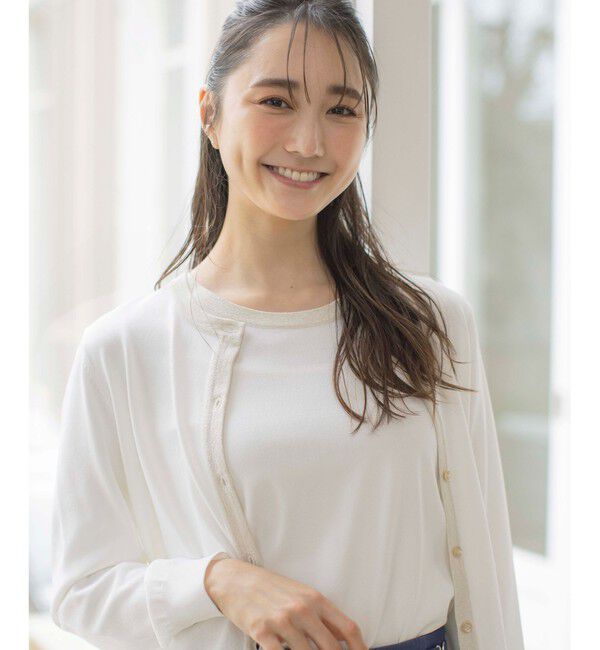 ANY SIS「【2SET】ラメトリミング ツイン」|カーディガン|