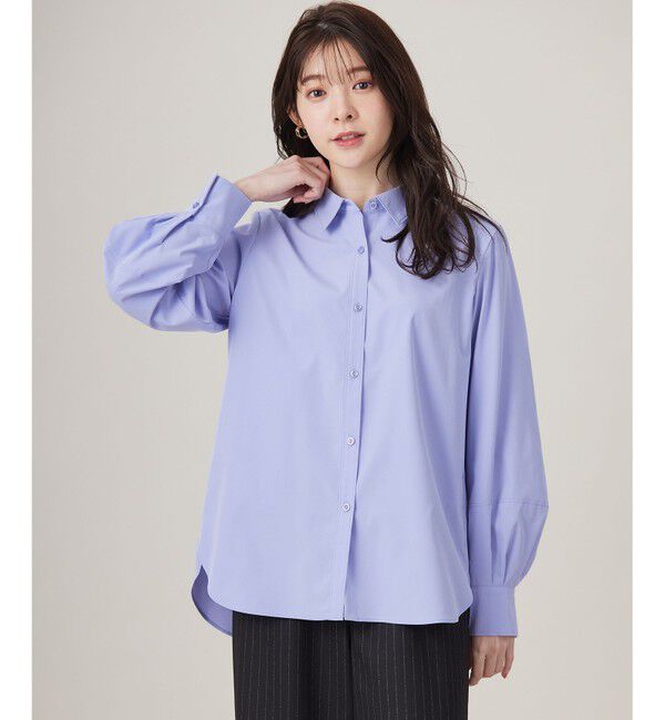 ANY SIS「【洗える】ランタンスリーブ シャツ」|シャツ・ブラウス|