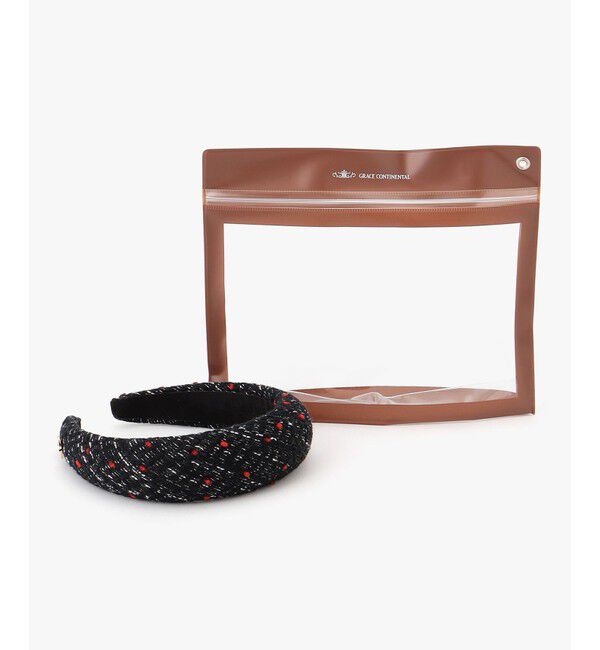 GRACE CONTINENTAL「Fabricカチューシャ」|カチューシャ|グレー