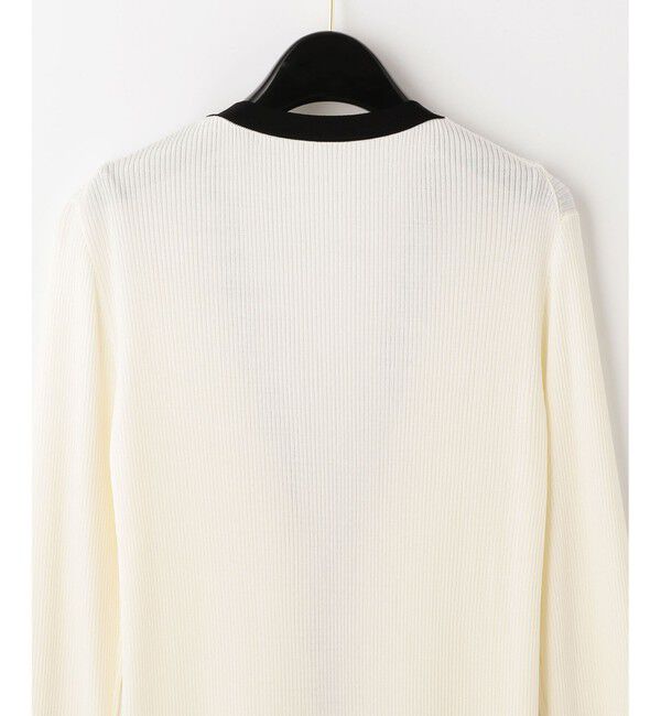 Grace Class「バイカラーリブロングカーディガン」|カーディガン|