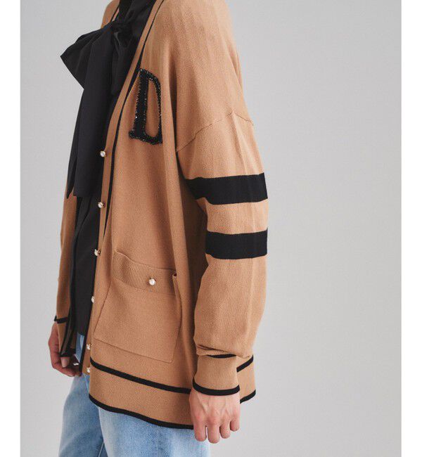  「【オンラインストア限定】イニシャルニットカーディガン」|カーディガン|