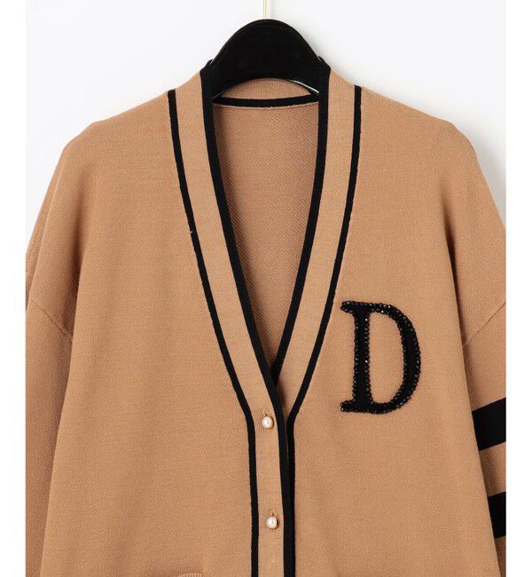  「【オンラインストア限定】イニシャルニットカーディガン」|カーディガン|