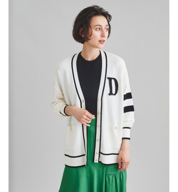  「イニシャルニットカーディガン」|カーディガン|