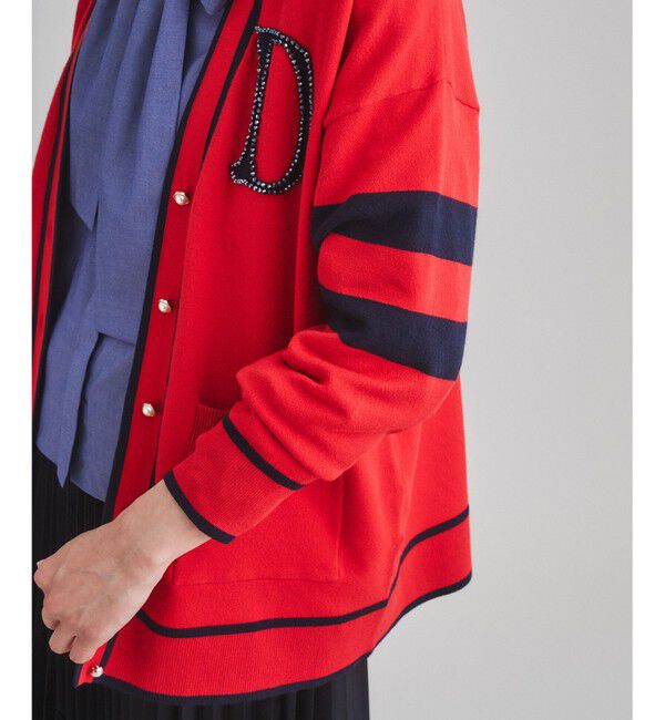  「イニシャルニットカーディガン」|カーディガン|