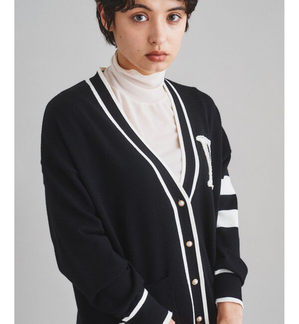  「イニシャルニットカーディガン」|カーディガン|