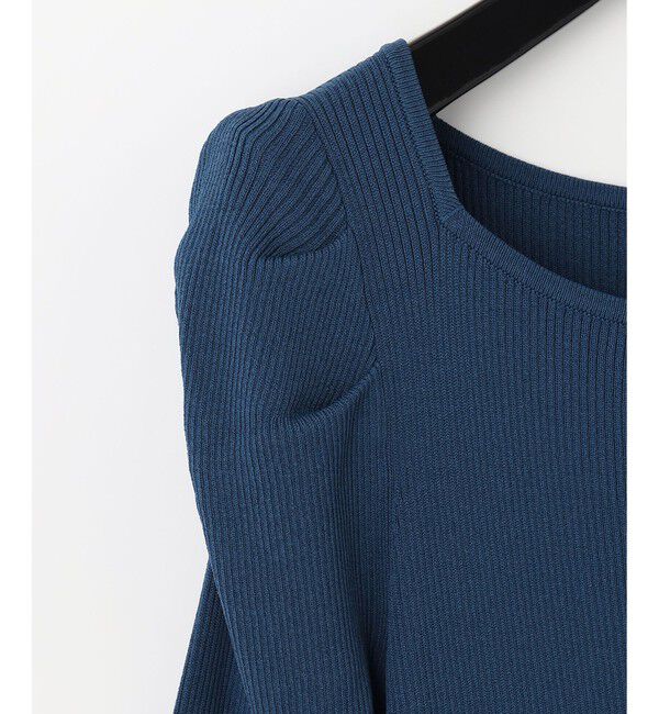  「チュールスカートニットワンピース」|ワンピース|