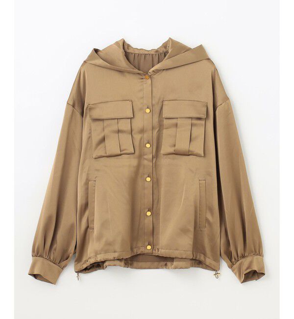 Grace Class「トリアセサテンフーディー」|カーディガン|