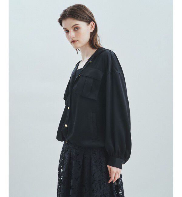 Grace Class「トリアセサテンフーディー」|カーディガン|