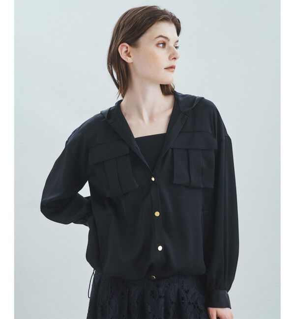 Grace Class「トリアセサテンフーディー」|カーディガン|