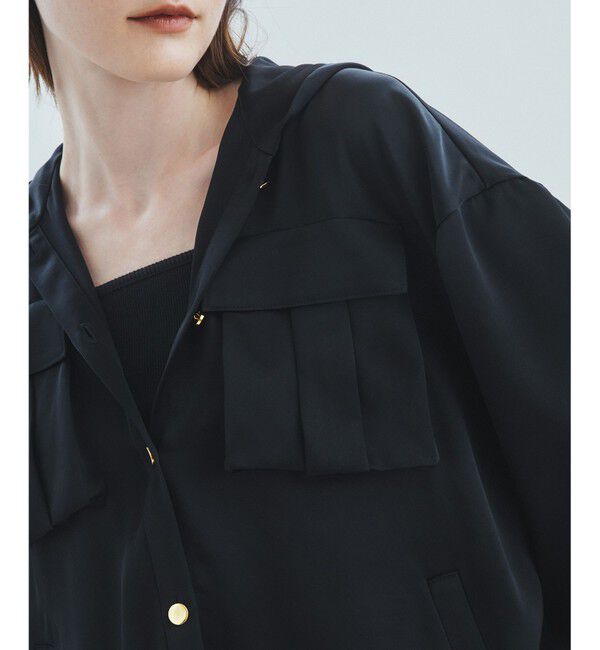 Grace Class「トリアセサテンフーディー」|カーディガン|