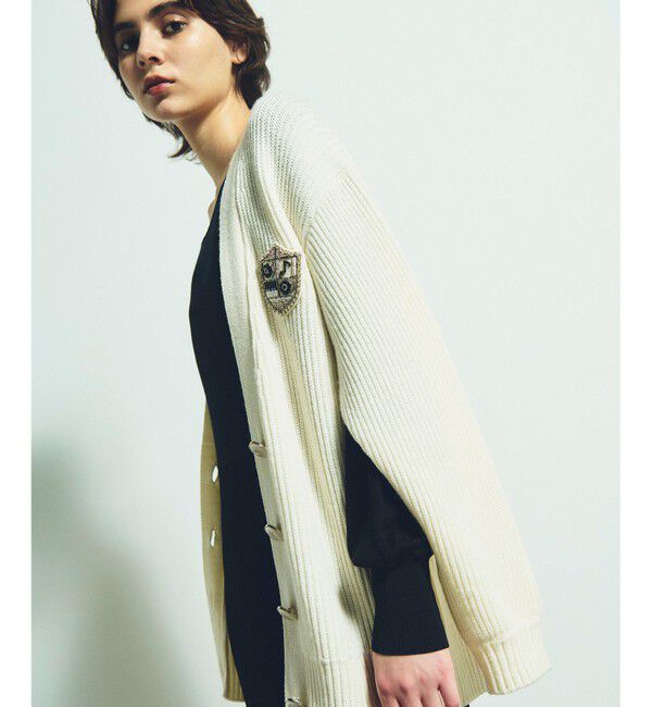 Grace Class「ビジューエンブレムカーディガン」|カーディガン|